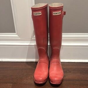 Hunter Red Rain Boots